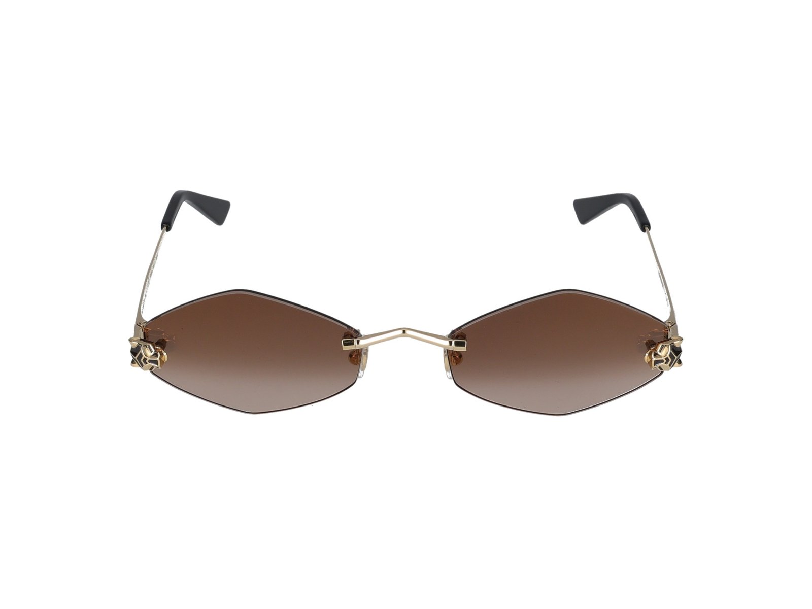 Cartier Geometric Frame Sunglasses