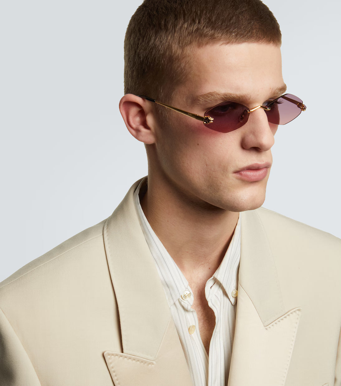Rectangular sunglasses